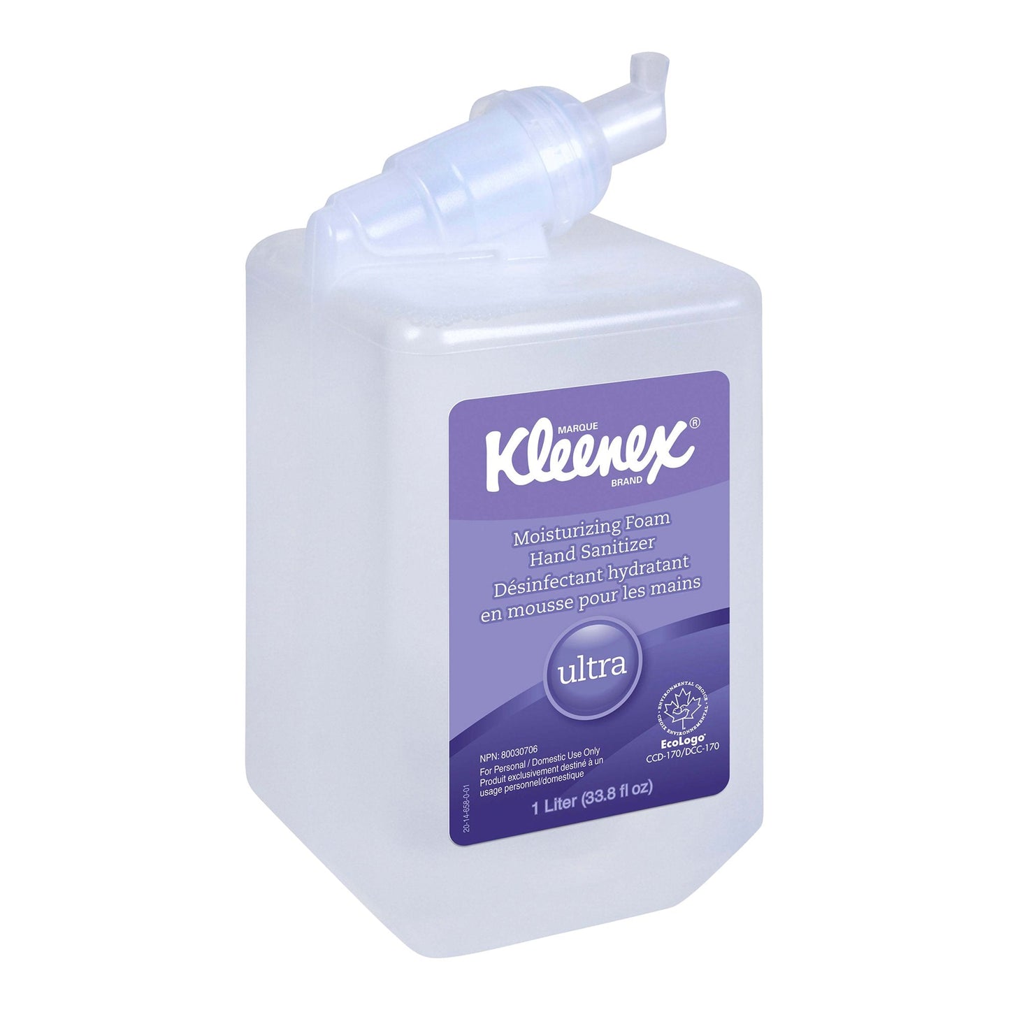 Hand Sanitizer Kleenex Ultra 1,000 mL Ethyl Alcohol Foaming Dispenser Refill Bottle, Packaging Type- Each
