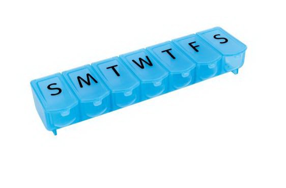 Pill Organizer Ultra Bubble-Lok X-Large 7 Day 1 Dose, Packaging Type- Each