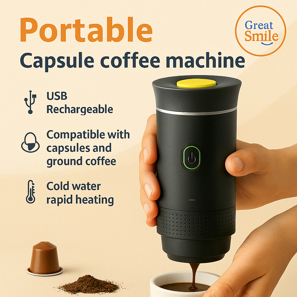 JetBrew 3-in-1 Travel Espresso Maker – Rechargeable & Capsule Ready