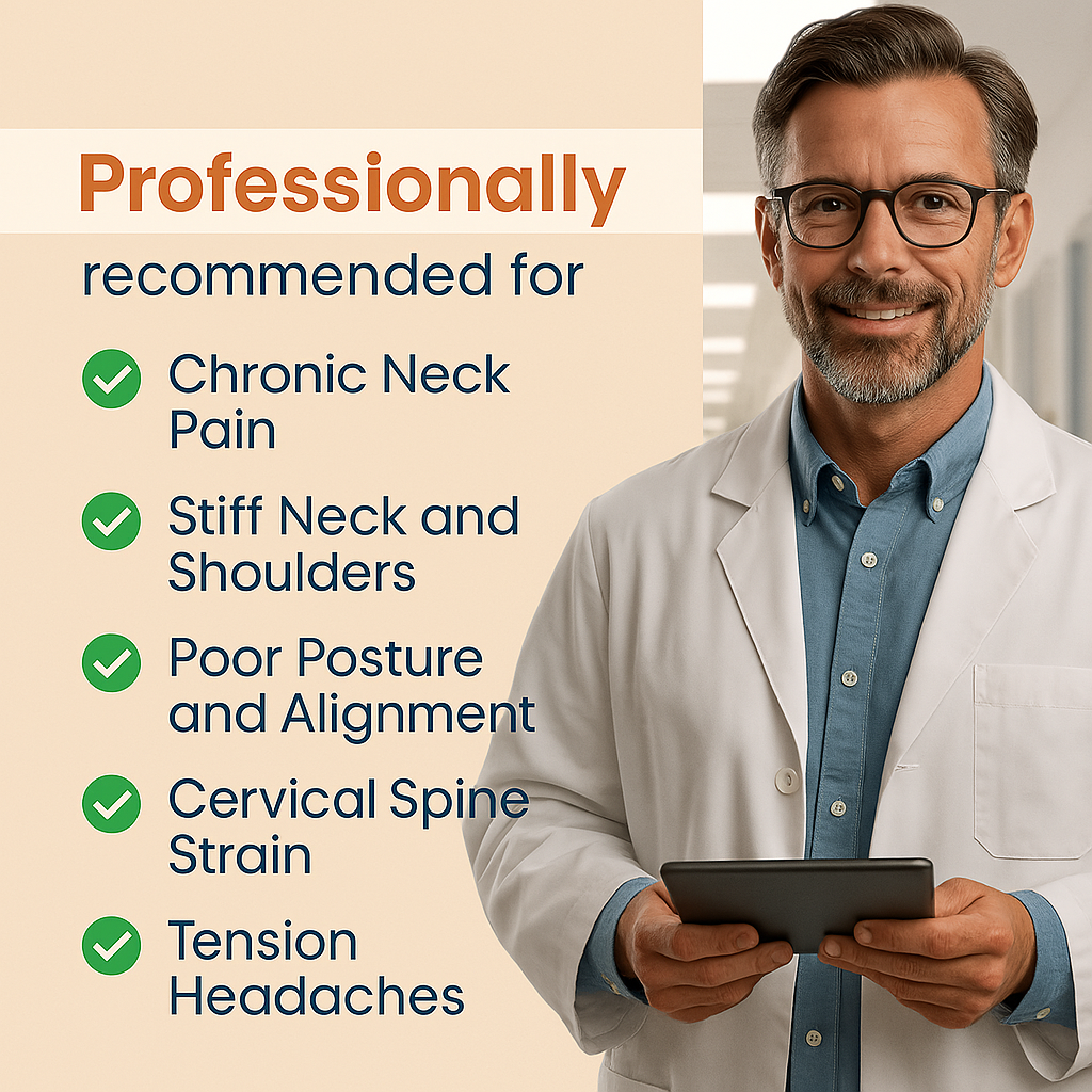 AlignWell™ Neck Pillow – Posture Support, Pain Relief, Ergonomic Fit