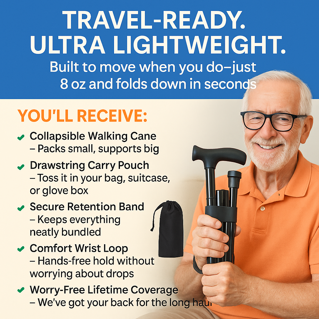 Great Health Folding Cane