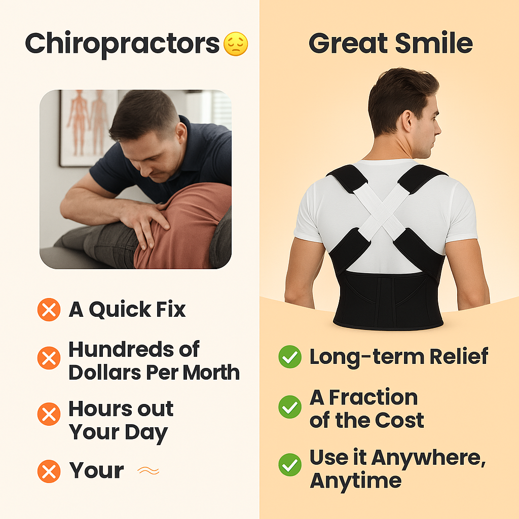 BackEase™ Posture Corrector – Adjustable Support for Better Alignment