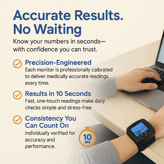 Great Health Precision Wrist Blood Pressure Monitor Model: BT-V