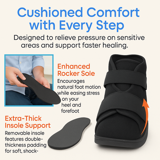 Great Health Closed Toe Post OP Shoe