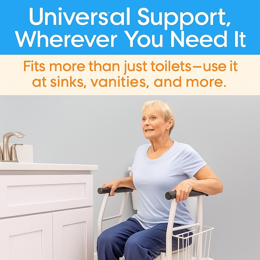 Great Health Stand Alone Toilet Rail - Lightweight & Portable