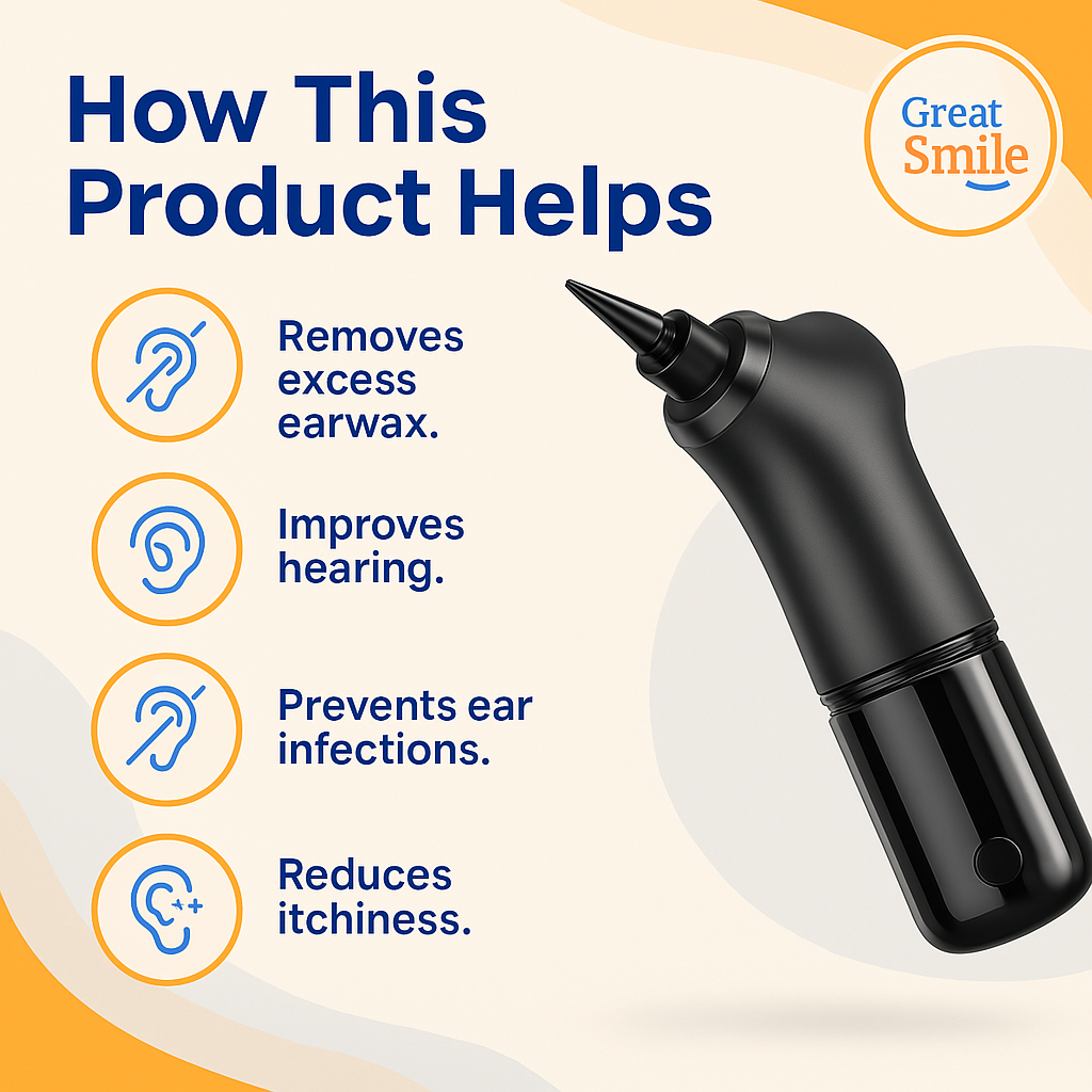 ClearTone™ Ear Cleaner – Gentle, Safe, Reduces Itch & Buildup