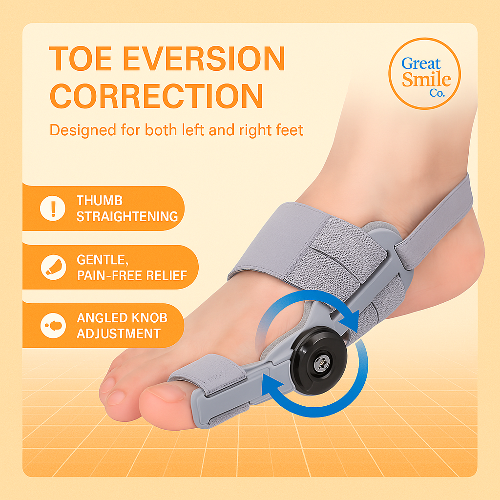 FlexRelief™ Bunion Brace – Adjustable Foot Support for Pain-Free Walking