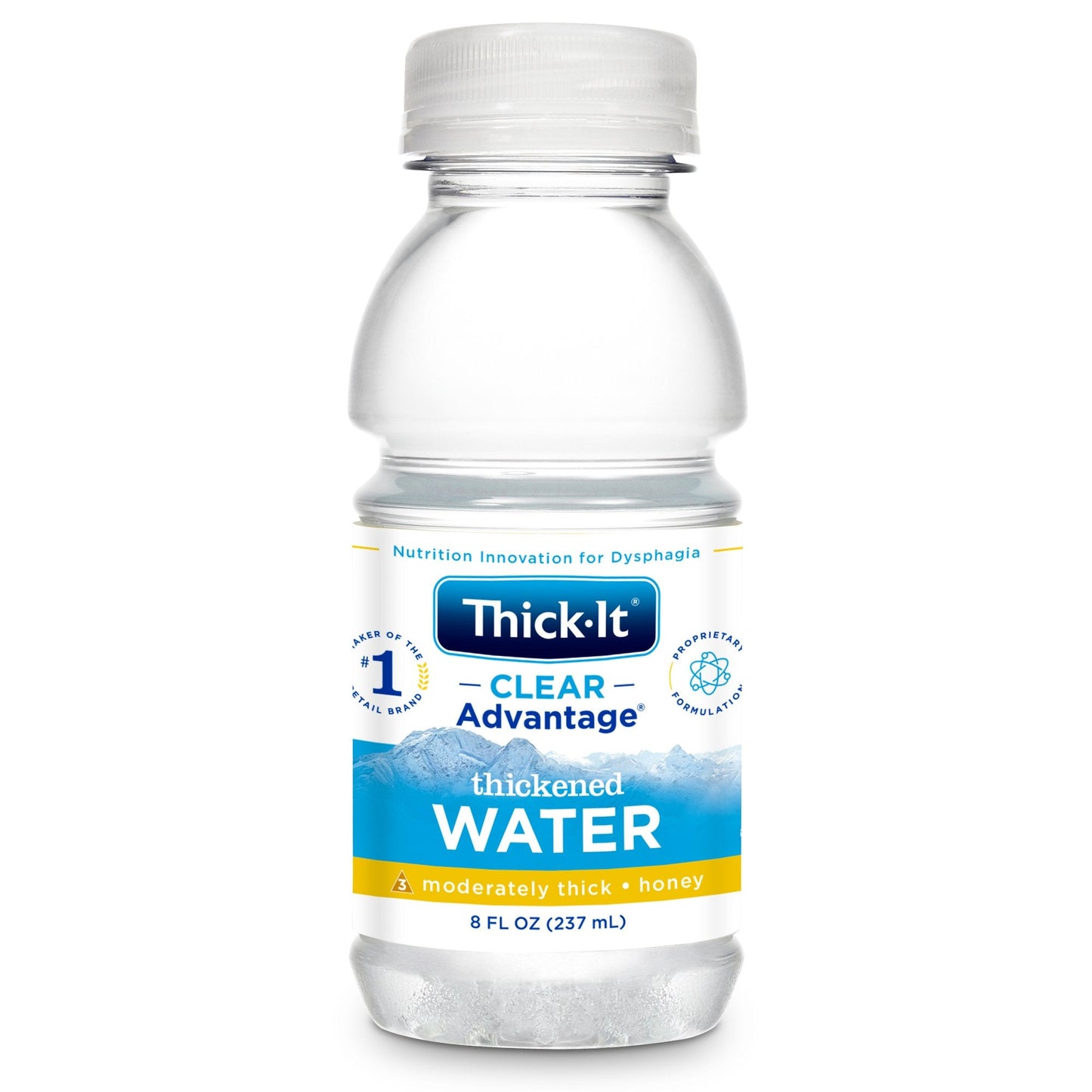 Thickened Water Thick-It Clear Advantage 8 oz. Bottle Unflavored Liquid IDDSI Level 3 Moderately Thick/Liquidized, Packaging Type- Each