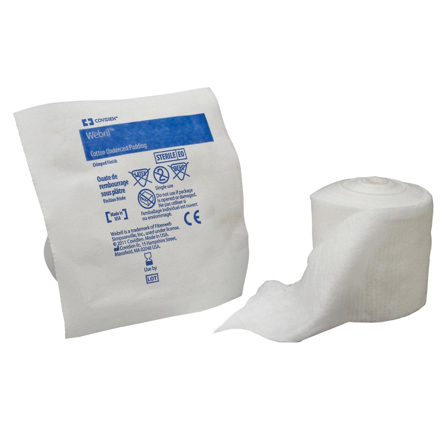 Cast Padding Undercast Webril™ 2 Inch X 4 Yard Cotton Sterile, Packaging Type- Each