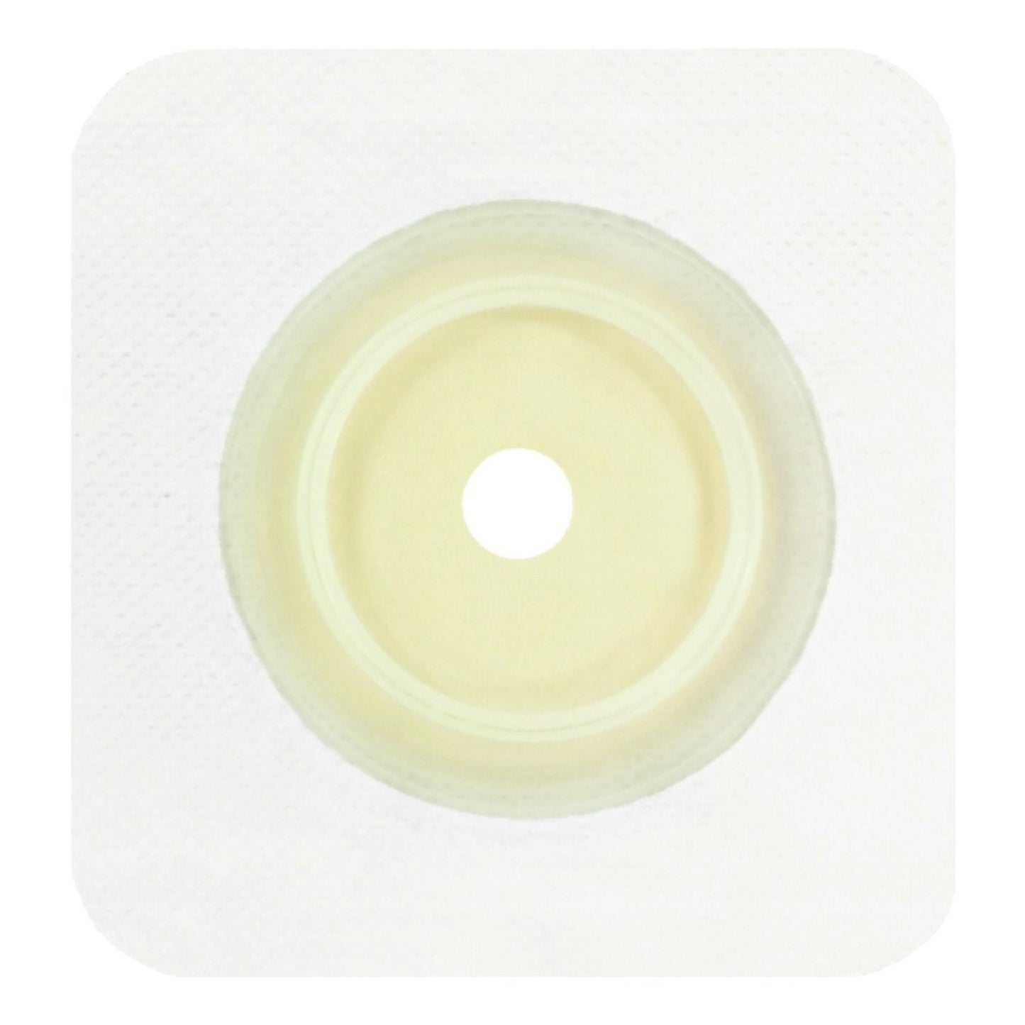 Ostomy Barrier Securi-T Trim to Fit, Standard Wear Flexible Tape 45 mm Flange Up to 1-1/4 Inch Opening 4-1/2 X 4-1/2 Inch, Packaging Type- Box