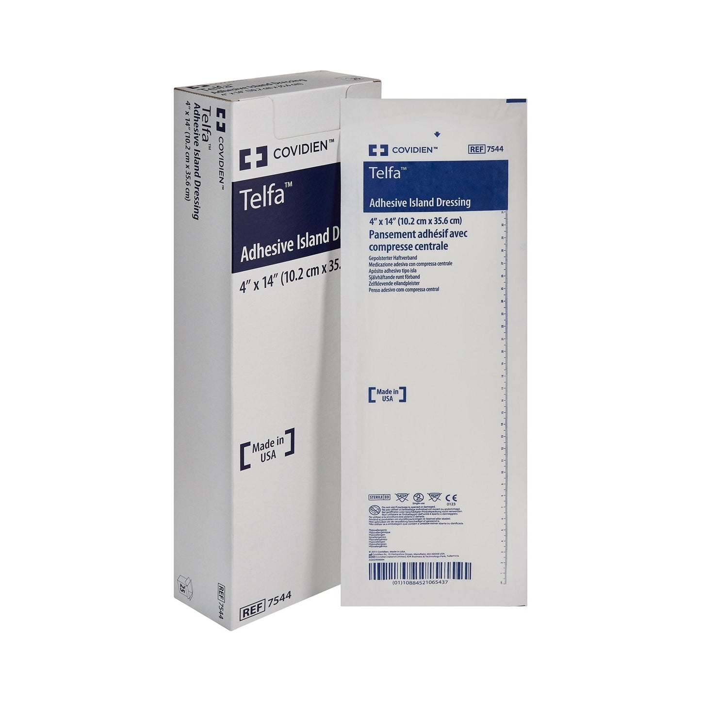 Island Dressing Telfa™ 4 X 14 Inch Rectangle Sterile, Packaging Type- Each