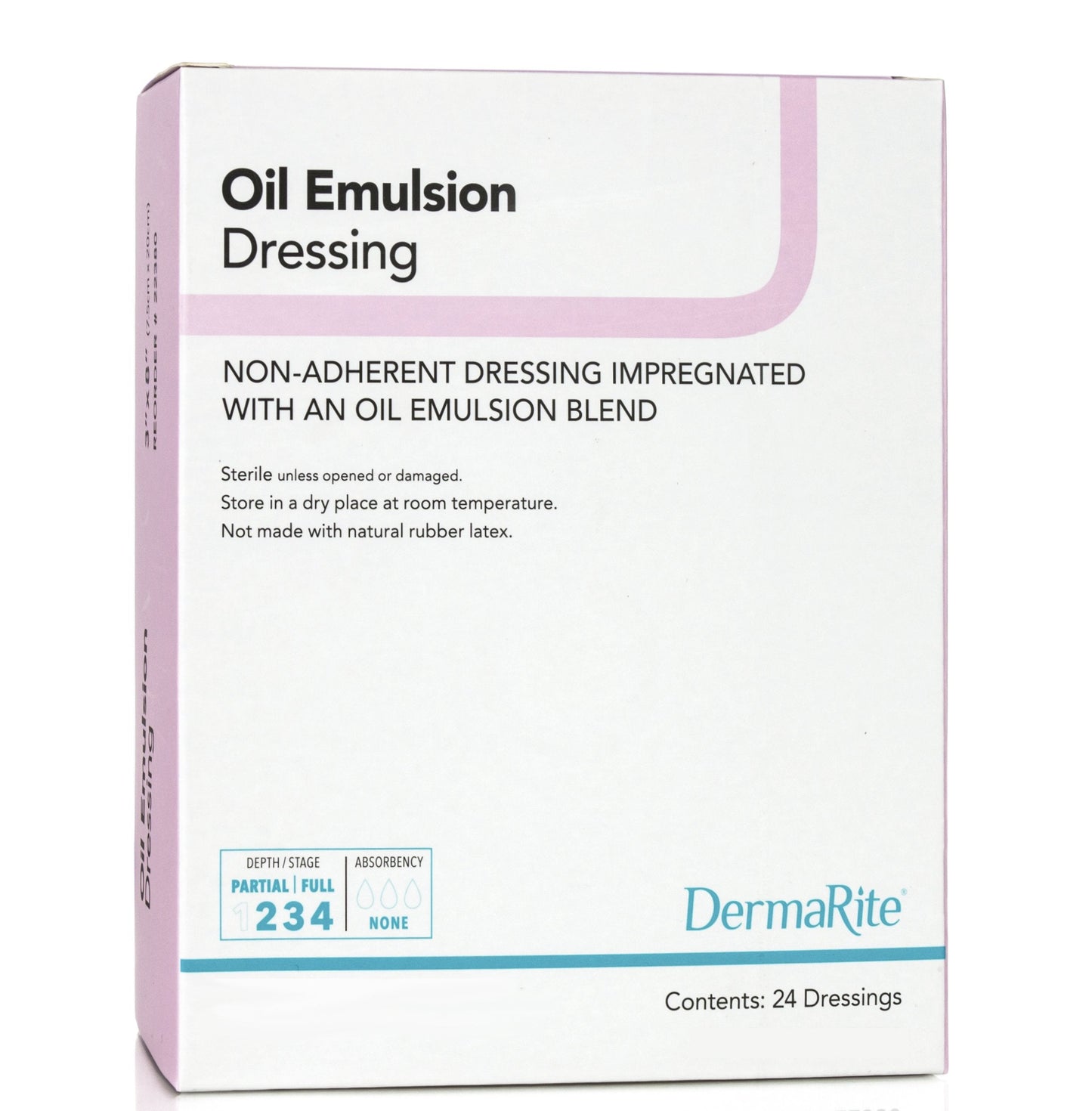 Oil Emulsion Impregnated Dressing DermaRite Square 3 X 3 Inch Sterile, Packaging Type- Box