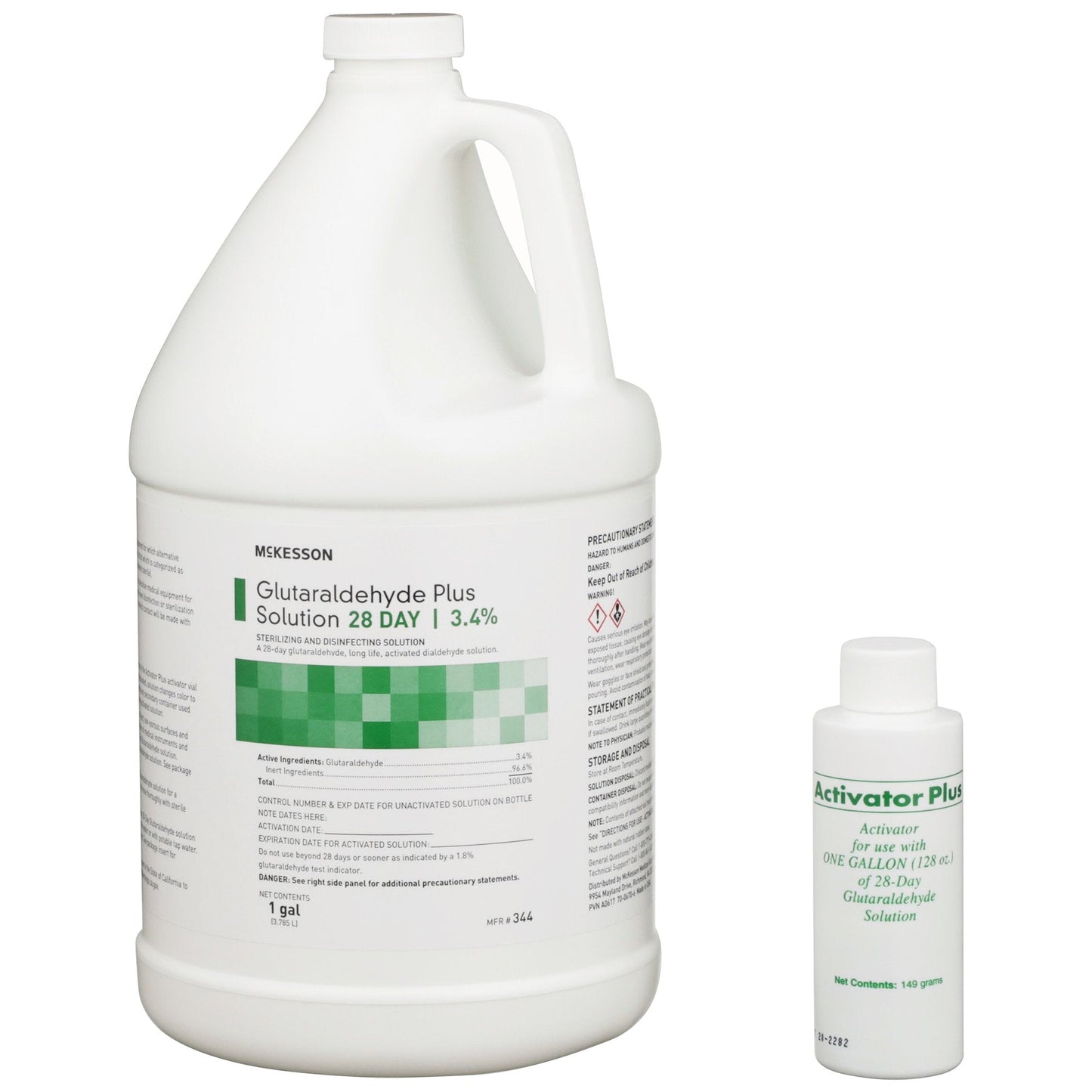 Glutaraldehyde High-Level Disinfectant REGIMEN Activation Required Liquid 1 gal. Jug Reusable, Packaging Type- Each