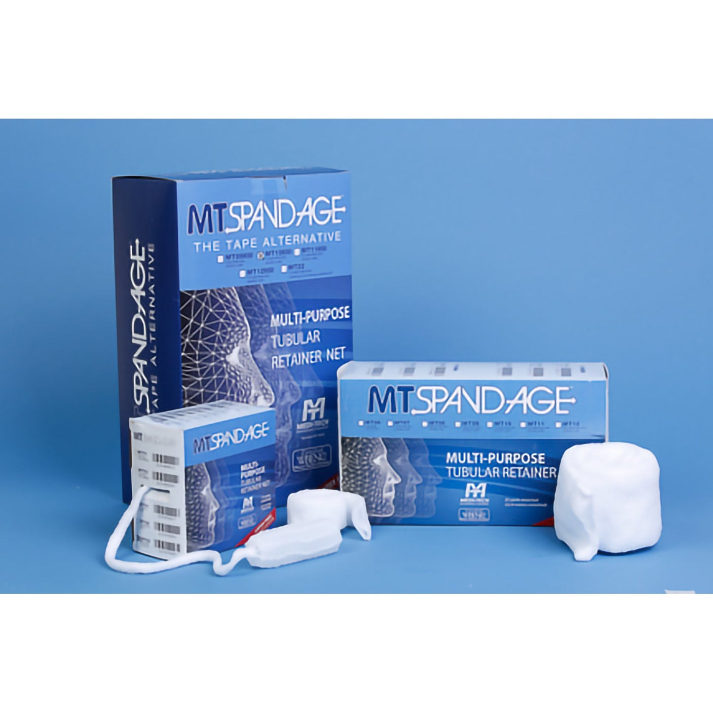 Elastic Net Retainer Dressing MT Spandage™ Tubular Elastic 25 Yard Size 7 White Small Chest / Back / Perineum / Axilla NonSterile, Packaging Type- Each