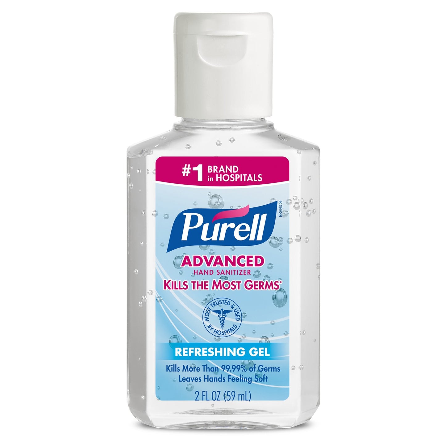 Hand Sanitizer Purell Advanced 2 oz. Ethyl Alcohol Gel Bottle, Packaging Type- Each