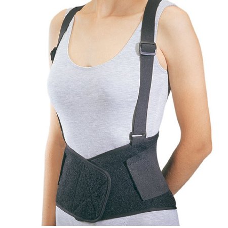 Occupational Back Support ProCare Industrial Medium Hook and Loop Closure 30 to 36 Inch Waist Circumference 8 Inch Height Adult, Packaging Type- Each