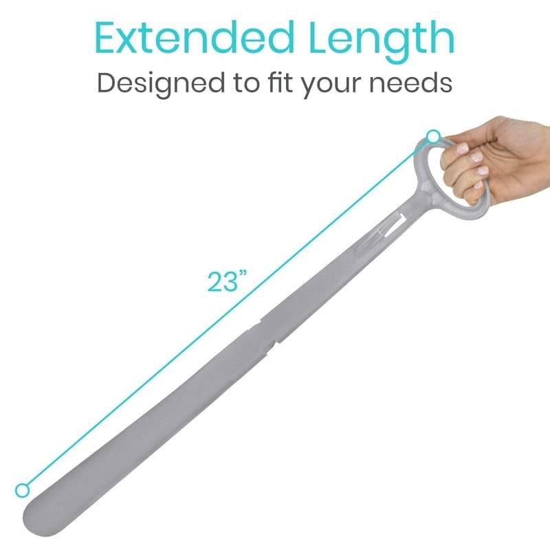 23" Shoe Horn with Sock Remover - long-handled-shoe-horn