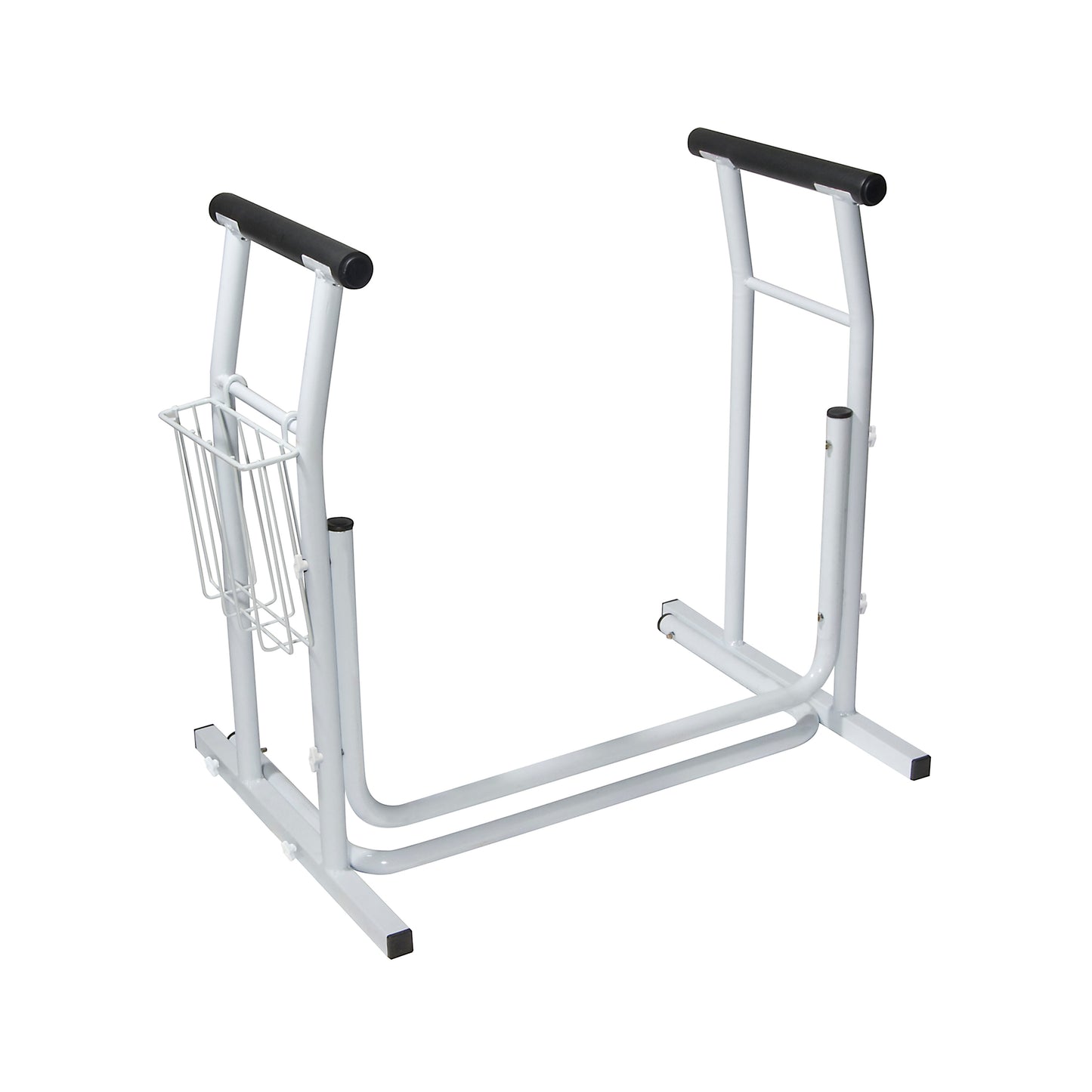 Toilet/Commode Safety Rail Rails w/ Magazine Holder  Cs/2