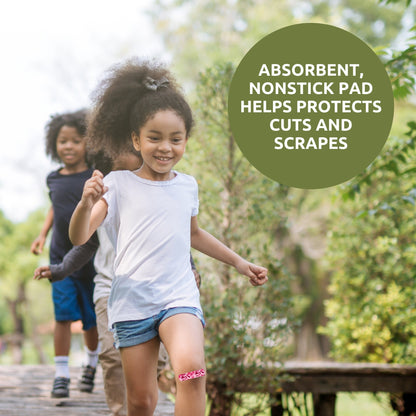 Adhesive Strip McKesson Kids 3/4 X 3 Inch Plastic Rectangle Kid Design (Blue / Pink Camo) Sterile, Packaging Type- Box