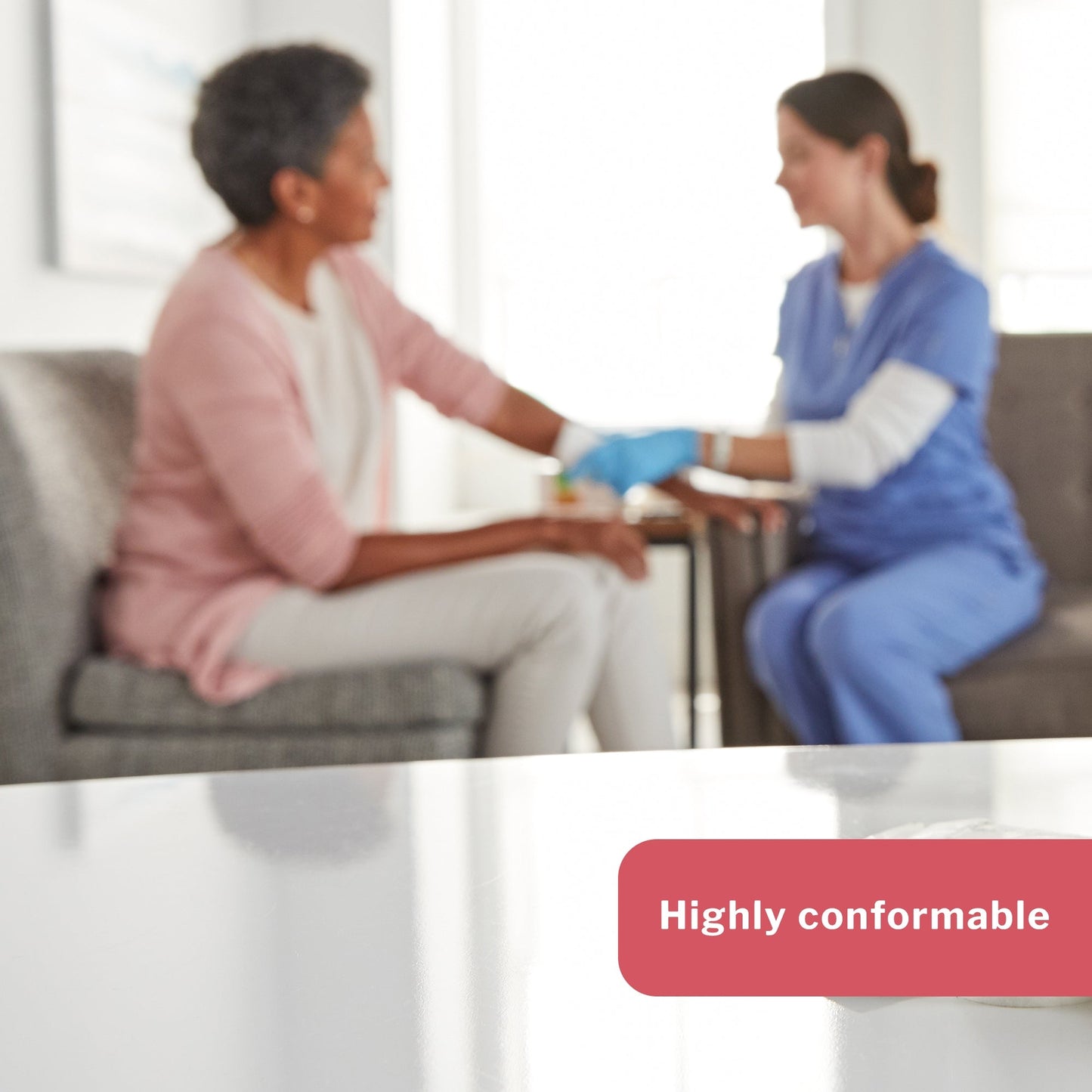 Foam Dressing McKesson 4 X 4 Inch Without Border Film Backing Nonadhesive Square Sterile, Packaging Type- Box