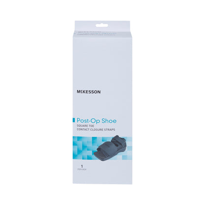 Post-Op Shoe McKesson Medium Unisex Black, Packaging Type- Each