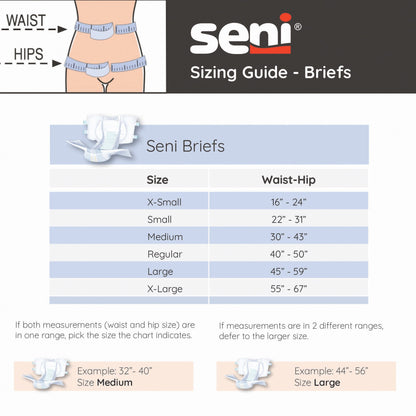 Unisex Adult Incontinence Brief Seni Super Plus Small Disposable Heavy Absorbency, Packaging Type- Case