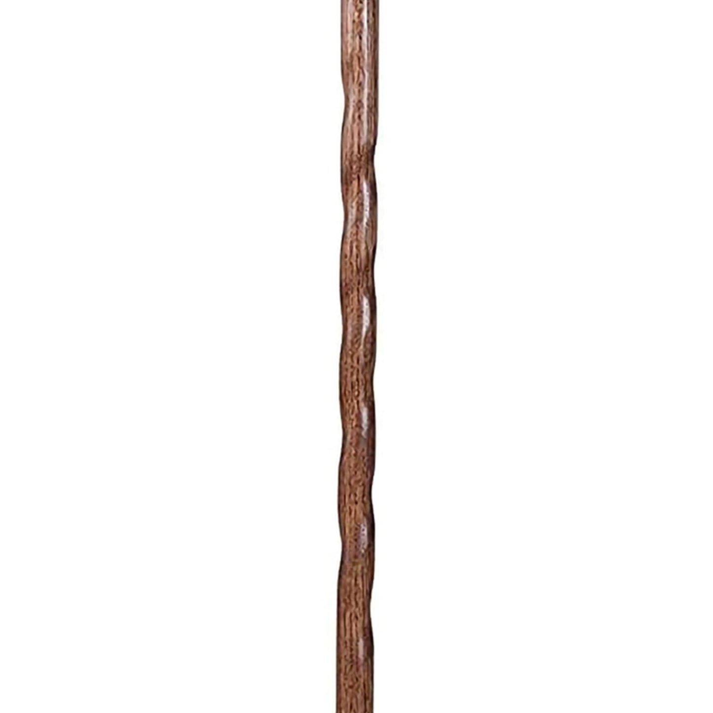 Walking Stick Brazos Twisted Backpacker Wood 55 Inch Height Red Oak