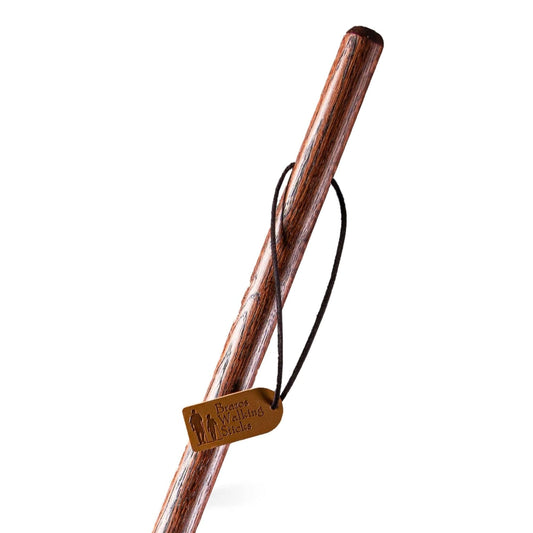 Walking Stick Brazos Twisted Trekker Wood 55 Inch Height Red Oak