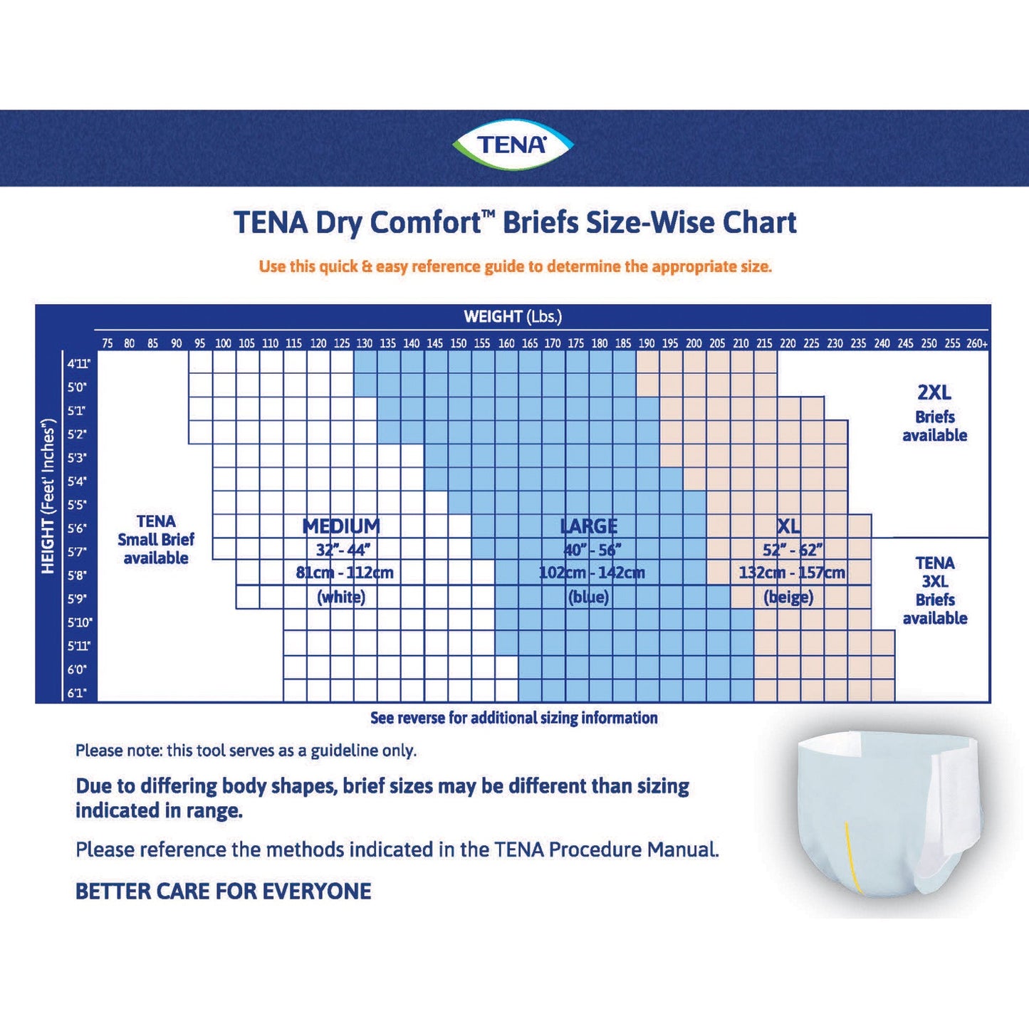 Unisex Adult Incontinence Brief TENA Dry Comfort Large Disposable Moderate Absorbency, Packaging Type- Case