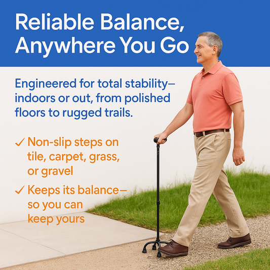 Great Health Carbon Fiber Quad Cane