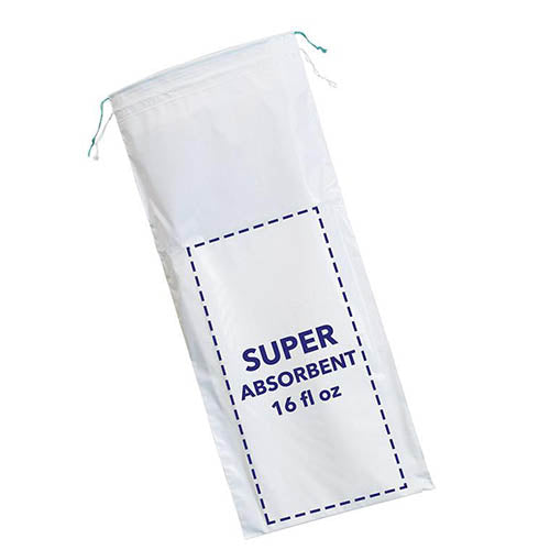 CareBag Men's Urinal Bag w/Super Absorb Pad Box/20