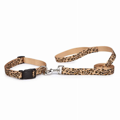 CC Animal Print Lead 6Ftx1In Cheetah