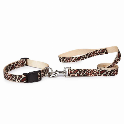 CC Animal Print Lead 6Ftx1In Giraffe