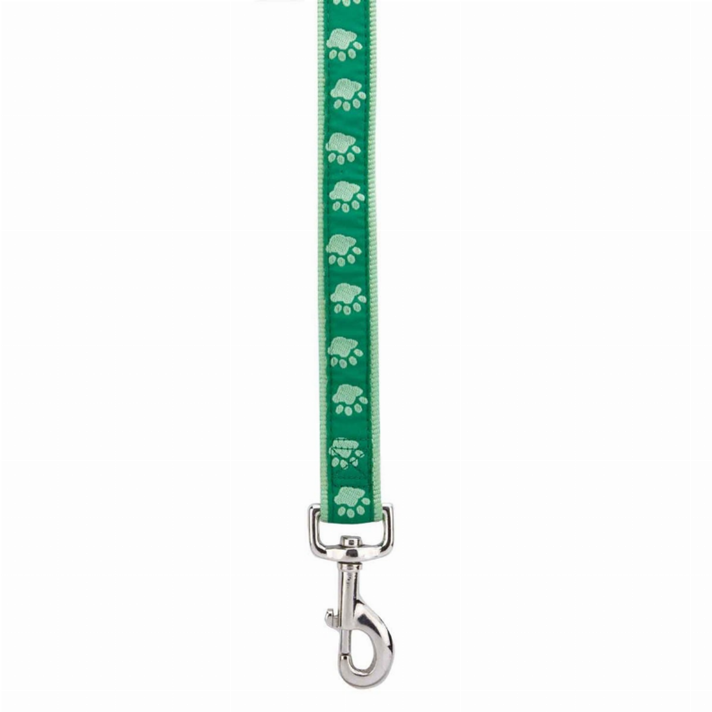 CC TwoTone Pawprint Lead 4Ftx5/8In Grn