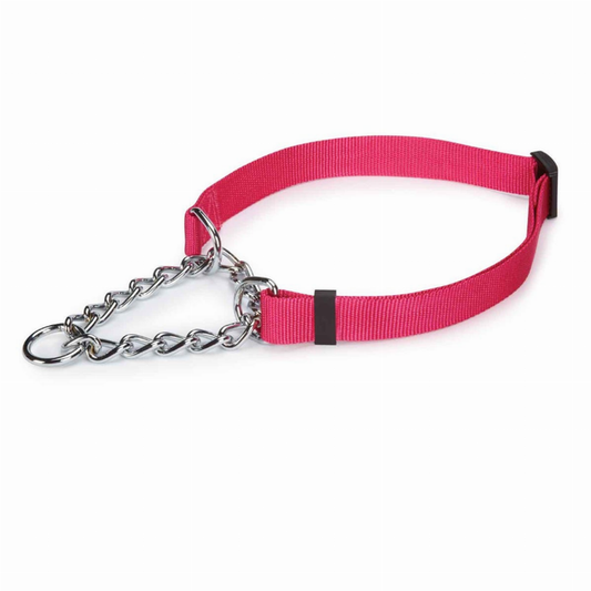 GG Martingale Collar 16-24In Pnk