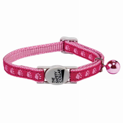 MT TwoTone Pawprint Collar Pnk