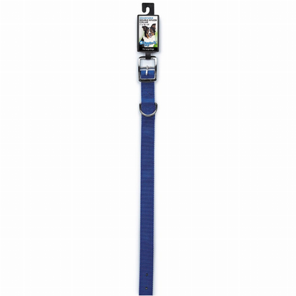 DGR 1in Dbl Nylon Collar 22in Blue