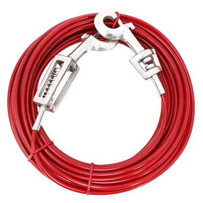 Prestige 40in L Dog Tie-out w Spring