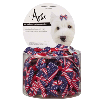 AR Americana Pup Bow Canister 48Pc