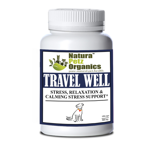 Travel Well - Stress, Relaxation & Calming Stress Support* For Dogs And Cats On The Go*