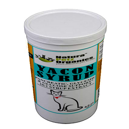 Yacon Leaf Syrup - Pancreatic Support* 10:1  The Petz Kitchen  Yacon Syrup 10:1 Alcohol Free  For Dogs & Cats* Meals & Treats