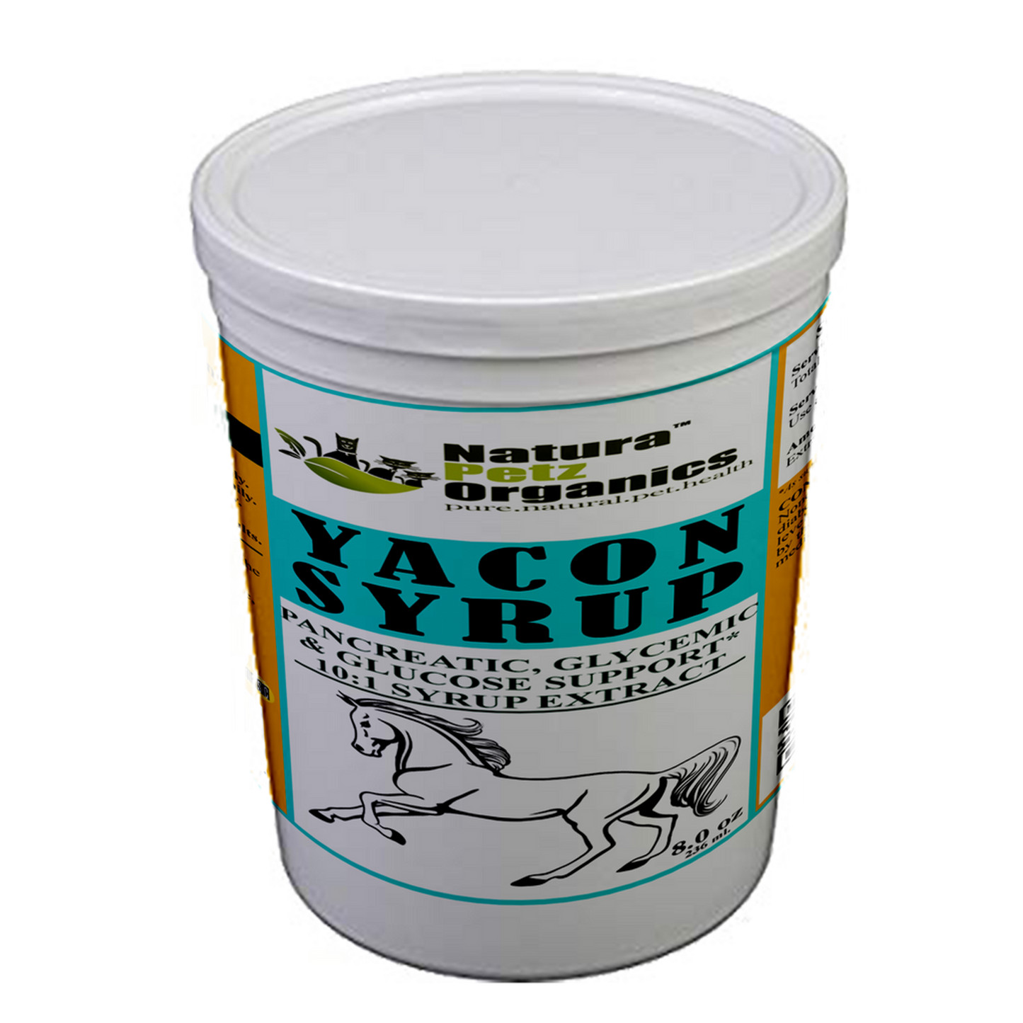 Yacon Leaf Syrup - Pancreatic Support* 10:1  The Petz Kitchen  Yacon Syrup 10:1 Alcohol Free  For Dogs & Cats* Meals & Treats