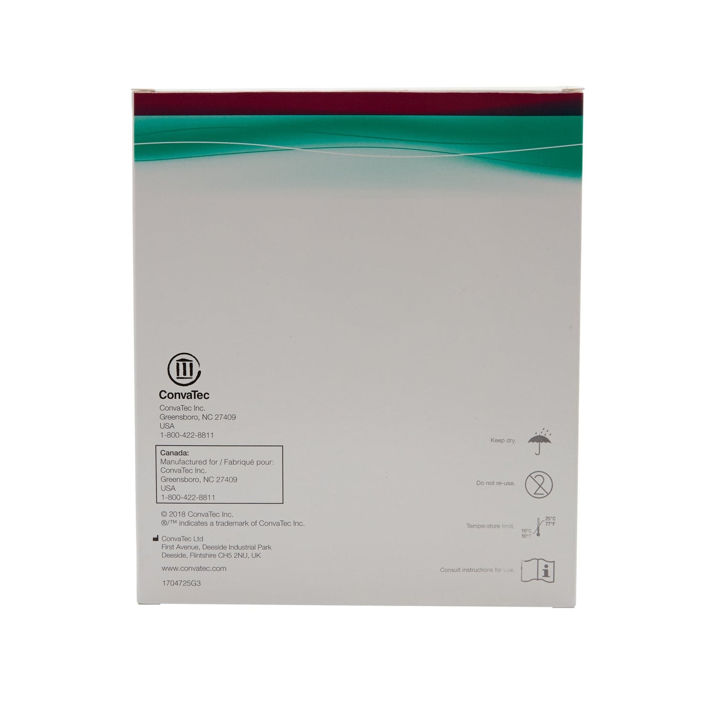 Hydrocolloid Dressing DuoDERM CGF 4 X 4 Inch Square, Packaging Type- Box