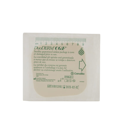 Hydrocolloid Dressing DuoDERM CGF 4 X 4 Inch Square, Packaging Type- Box