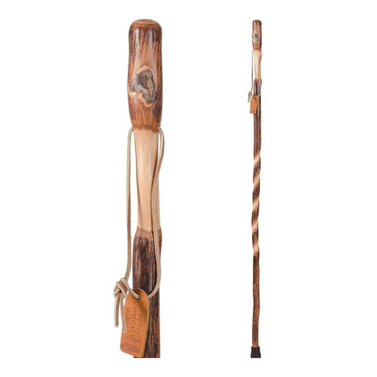 Walking Stick Brazos Free Form Wood 58 Inch Height Hickory