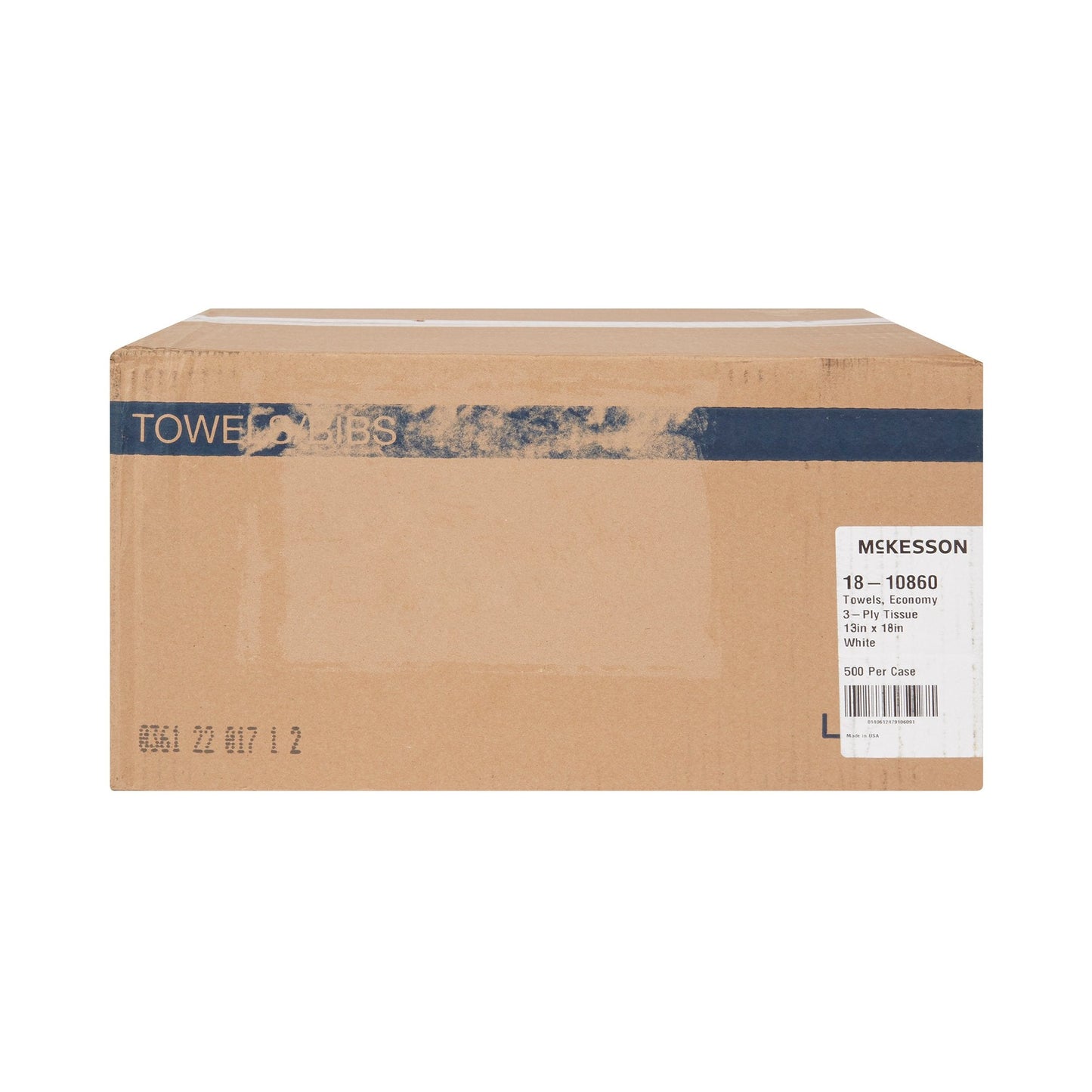Procedure Towel McKesson 13 W X 18 L Inch White NonSterile, Packaging Type- Each