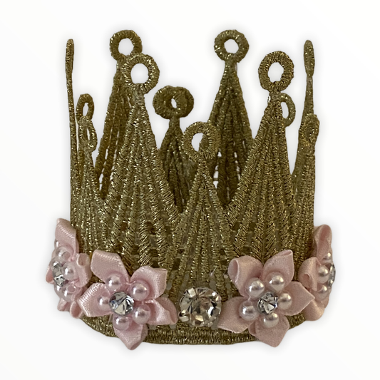 Floral and Lace Crown
