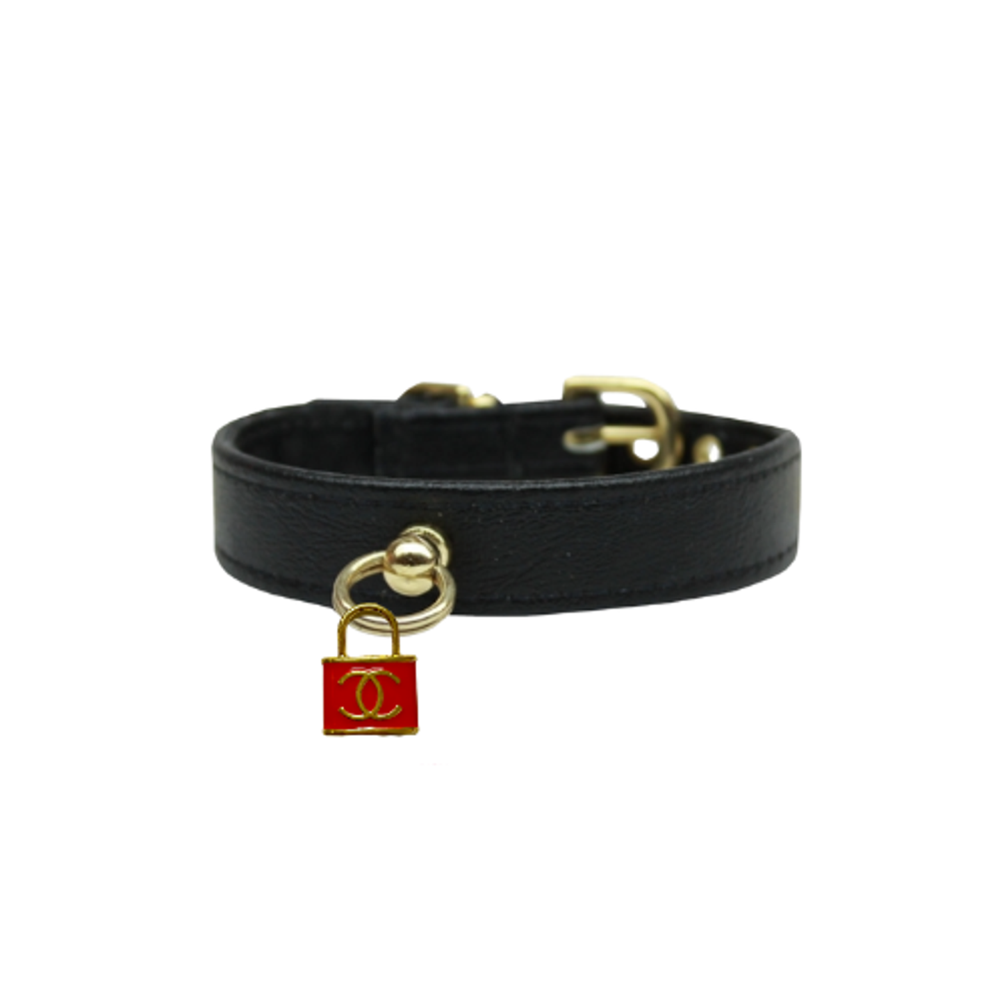 CC Lock Charm Collar