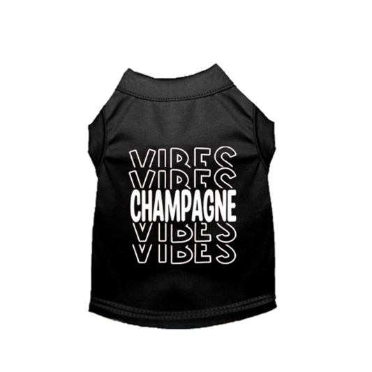 Champagne Vibes Dog Shirt