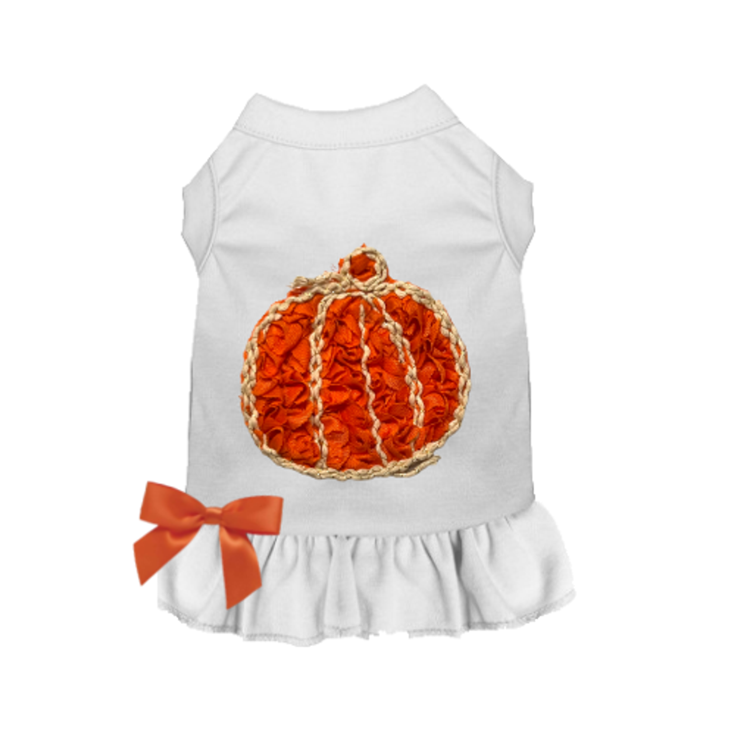 Chiffon Rose Halloween Pumpkin Dress